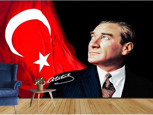 Atatürk Posteri #2 Duvar Kumaşı