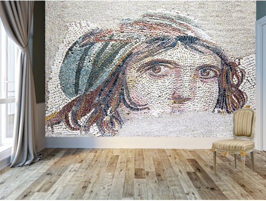 Mozaik Görseli Duvar Kumaşı